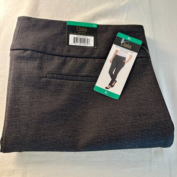 New Dalia Women's Ponte Pant With Pockets Size XL Build -In Tummy Control Panel - Picture 11 of 12